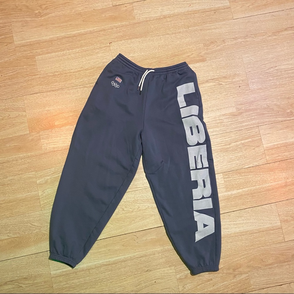 telfar Baggy Sweatpant team Liberia collection